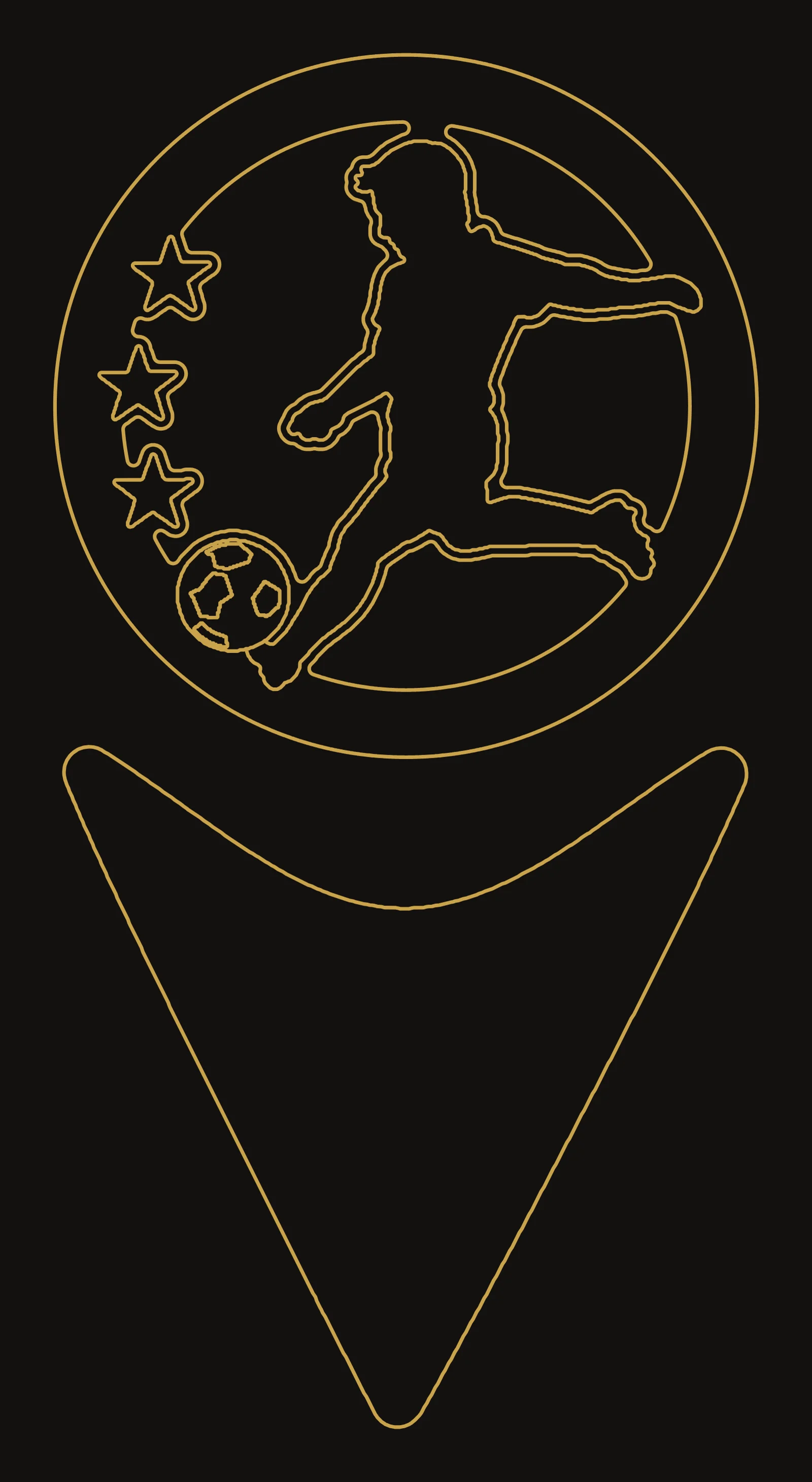 Plano DXF · dorado del goleador