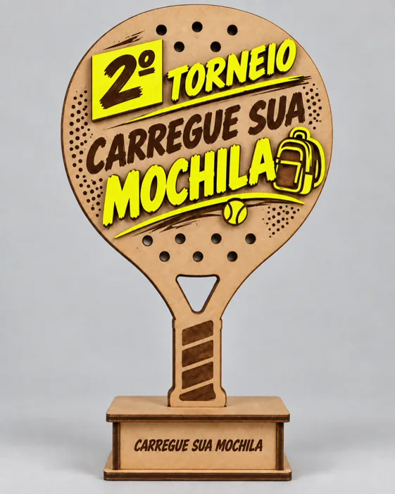 Trofeo del torneo Carregue Sua Mochila